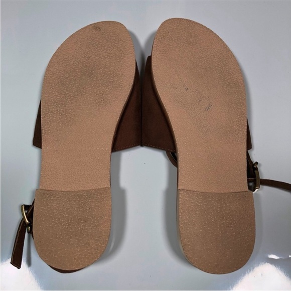 PARISIAN Sandals Pansy Band Cut Out Flat Slide Size 7 - Picture 6 of 6